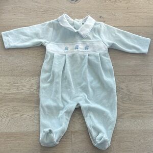 Classic Treasures FA24 Blue Velour Footie